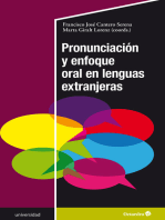 Pronunciación y enfoque oral en lenguas extranjeras
