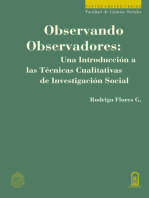 Observando observadores: Una introducción a las técnicas cualitativas de investigación social