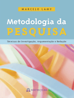 Metodologia da pesquisa: Técnicas de investigação, argumentação e redação