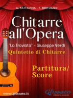 "Chitarre all'Opera" Quintetto di Chitarre (partitura)