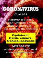 Coronavirus Covid-19. Forsvar dig selv. Sådan undgås smitte. Beskyt dit hjem, din familie, dit arbejde. Opdateret fjerde udgave.