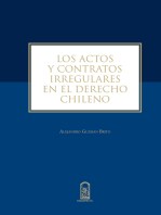 Los actos y contratos irregulares en el derecho chileno