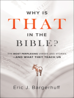 Why Is That in the Bible?: The Most Perplexing Verses and Stories--and What They Teach Us