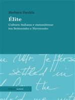 Élite: Cultura italiana e statunitense tra Settecento e Novecento