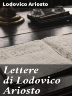 Lettere di Lodovico Ariosto: Con prefazione storico-critica, documenti e note