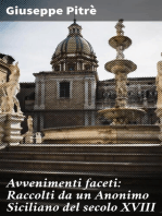 Avvenimenti faceti: Raccolti da un Anonimo Siciliano del secolo XVIII