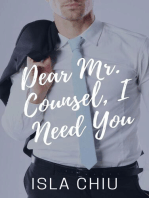 Dear Mr. Counsel, I Need You