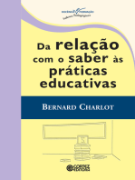 Da relação com o saber às práticas educativas