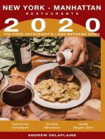 2020 New York / Manhattan Restaurants: The Food Enthusiast's Long Weekend Guide