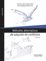 Métodos alternativos de solución de conflictos