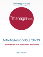 Resumen de Managing Consultants de Igor S. Popovich