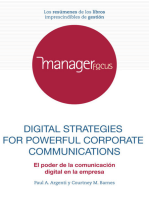 Resumen de Digital Strategies for Powerful Corporate Communications de Paul A. Argenti y Courtney M. Barnes
