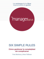 Resumen de Six Simple Rules de Yves Morieux y Peter Tollman