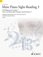 More Piano Sight-Reading 3: Additional Material for piano solo