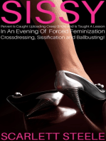 Sissy Pervert Is Caught Uploading Creep Shots And Is Taught A Lesson In An Evening Of Forced Feminization, Crossdressing, Sissification and Ballbusting!