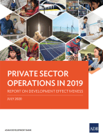 Private Sector Operations in 2019: Report on Development Effectiveness