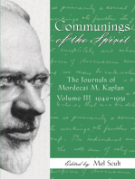 Communings of the Spirit, Volume III: The Journals of Mordecai M. Kaplan, 1942-1951