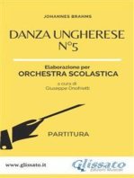 Danza ungherese n°5 - Orchestra scolastica smim/liceo (partitura)