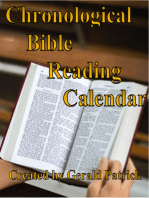 Chronological Bible Reading Calendar