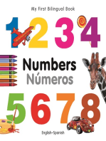 My First Bilingual Book–Numbers (English–Spanish)