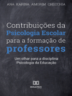Contribuições da Psicologia Escolar para a formação de professores: um olhar para a disciplina Psicologia da Educação