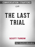 The Last Trial by Scott Turow: Conversation Starters