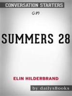 28 Summers by Elin Hilderbrand: Conversation Starters