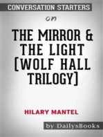 The Mirror & the Light (Wolf Hall Trilogy) by Hilary Mantel: Conversation Starters