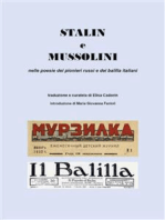 Stalin e Mussolini nelle poesie dei pionieri russi e dei balilla italiani