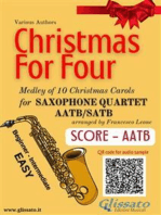 Saxophone Quartet Score "Christmas for four"
