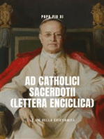 Ad Catholici Sacerdotii (Lettera Enciclica)