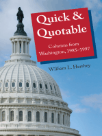 Quick & Quotable: Columns from Washington, 1985–1997