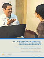 Relación médico – paciente: Experiencias de comunicación y relatos de medicina narrativa