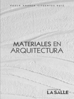 Materiales en arquitectura: Aprendizajes para el espacio y la materialidad