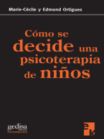 Cómo se decide una psicoterapia de niños