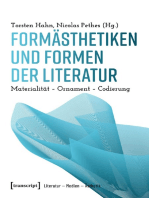 Formästhetiken und Formen der Literatur: Materialität - Ornament - Codierung