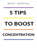 5 Tips To Boost Concentration