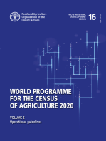 World Programme for the Census of Agriculture 2020: Volume 2, Operational Guidelines