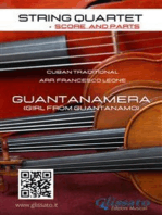 String Quartet sheet music "Guntanamera" score & parts: Girl from Guantanamo