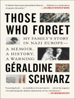 Those Who Forget: My Family's Story in Nazi Europe – A Memoir, A History, A Warning