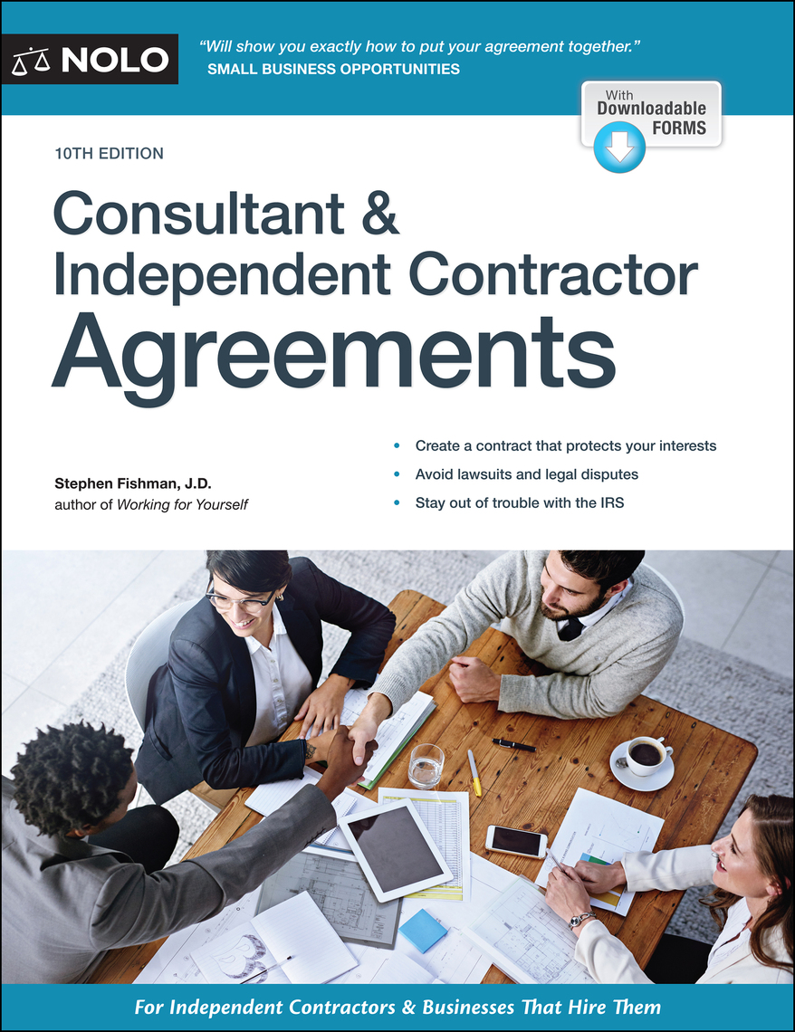 Read Consultant Independent Contractor Agreements Online By Stephen Fishman Books