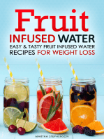 Fruit Infused Water: Easy & Tasty Fruit Infused Water Recipes for Weight Loss