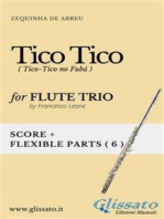 Tico Tico - Flexible Flute Trio score & parts: Tico -Tico no fubá