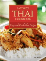 Favorite Thai Cookbook: Easy and Quick Thai Recipes