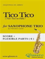 Tico Tico - Flexible Sax Trio score & parts: Tico -Tico no fubá