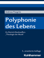 Polyphonie des Lebens: Zu Dietrich Bonhoeffers "Theologie der Musik"
