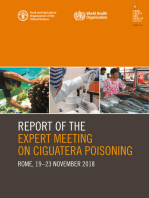 Report of the Expert Meeting on Ciguatera Poisoning: Rome, 19-23 November 2018