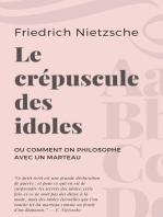 Le crépuscule des idoles: ou Comment on philosophe avec un marteau