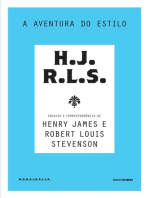 A aventura do estilo: Ensaios e correspondência de Henry James e Robert Louis Stevenson
