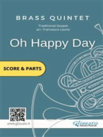 Brass Quintet: Oh Happy Day (score & parts): early intermediate level